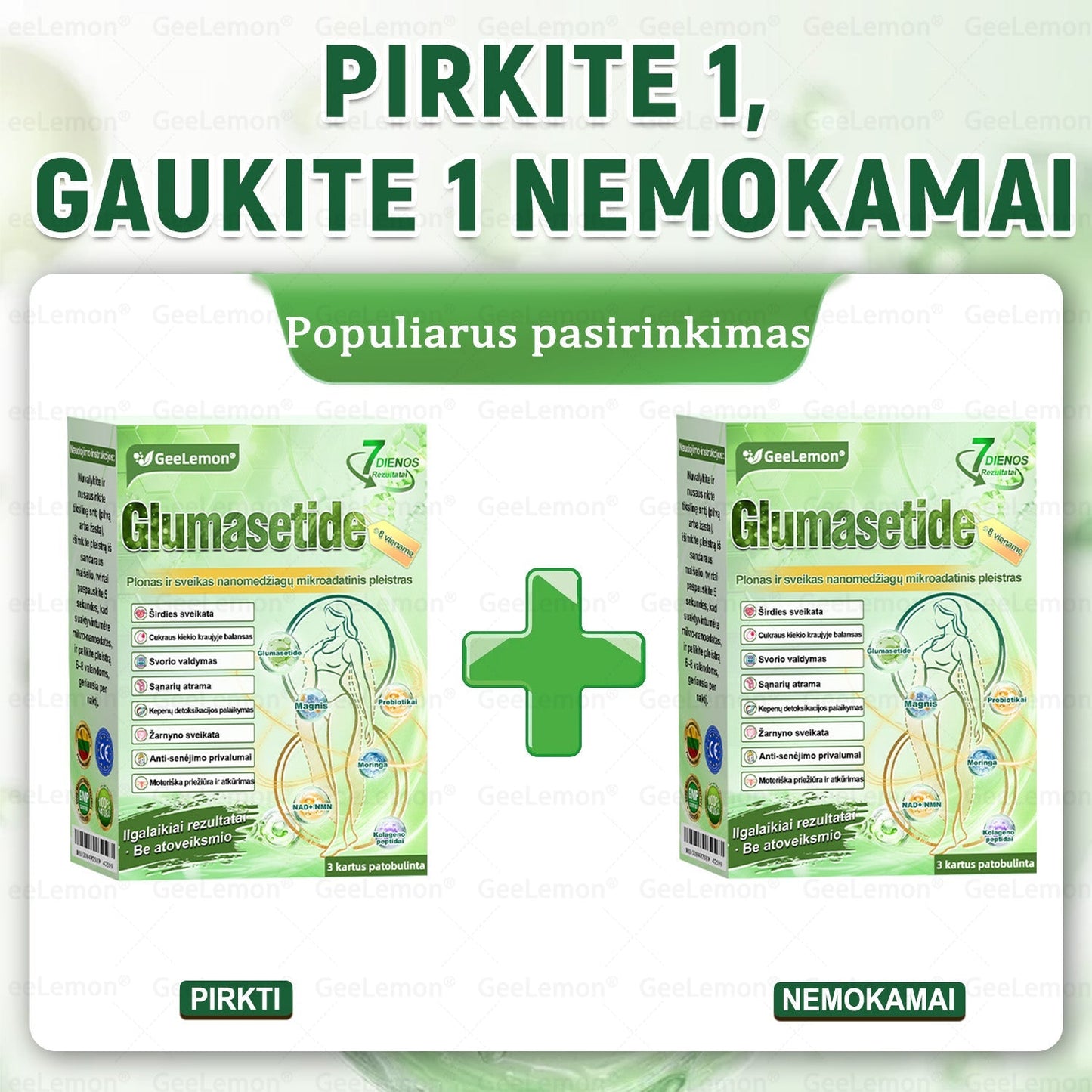🎁 Liko tik 5 dėžutės! Dabar suteikiame papildomą 50 % nuolaidą! Būkite žvalūs ir sveiki. Jei nepasinaudosite proga dabar, kita galimybė bus tik kitais metais!