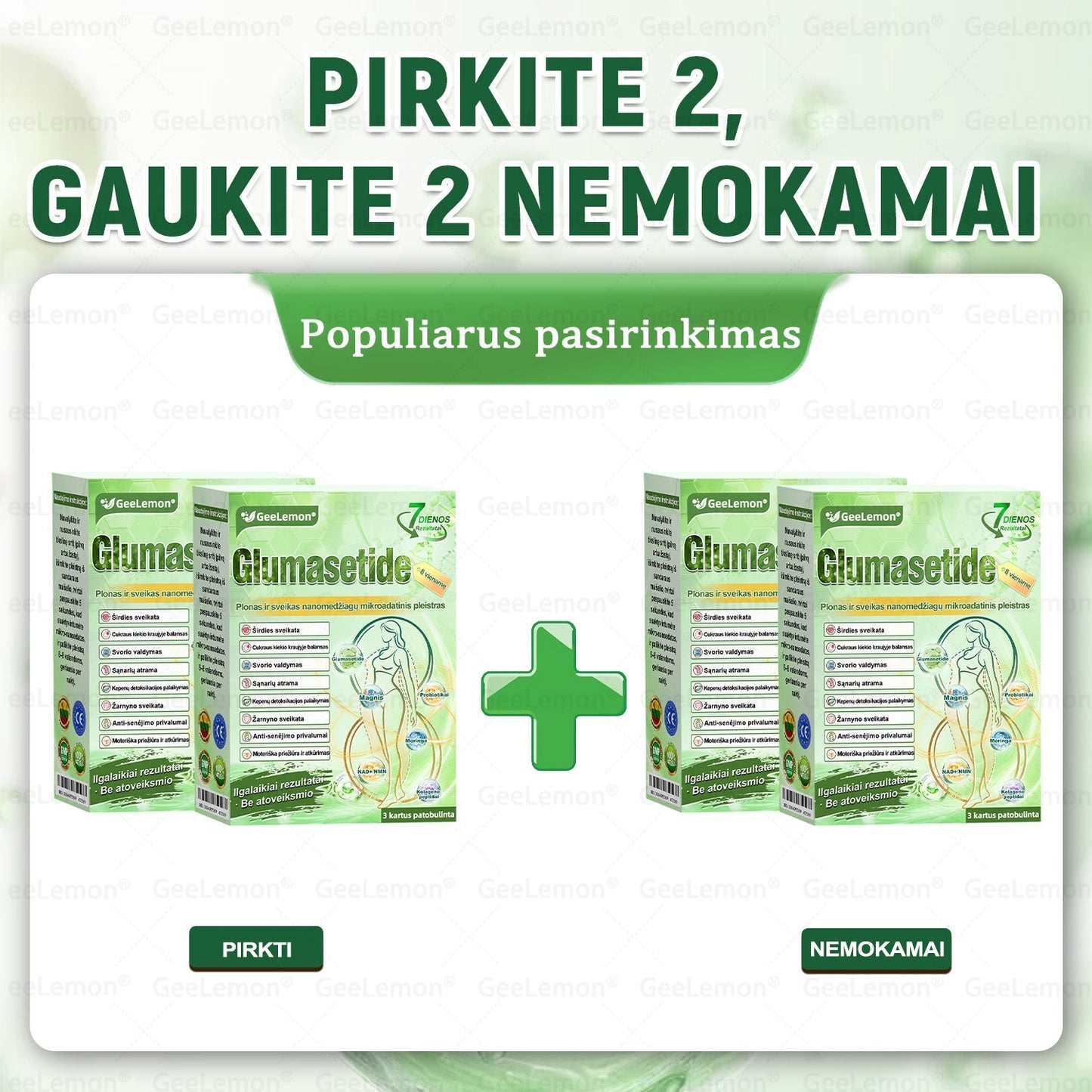 🎁 Liko tik 5 dėžutės! Dabar suteikiame papildomą 50 % nuolaidą! Būkite žvalūs ir sveiki. Jei nepasinaudosite proga dabar, kita galimybė bus tik kitais metais!