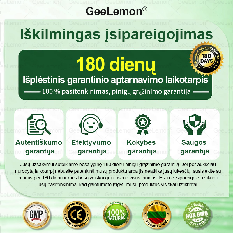 🎁 Liko tik 5 dėžutės! Dabar suteikiame papildomą 50 % nuolaidą! Būkite žvalūs ir sveiki. Jei nepasinaudosite proga dabar, kita galimybė bus tik kitais metais!