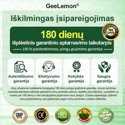 🎁 Liko tik 5 dėžutės! Dabar suteikiame papildomą 50 % nuolaidą! Būkite žvalūs ir sveiki. Jei nepasinaudosite proga dabar, kita galimybė bus tik kitais metais!